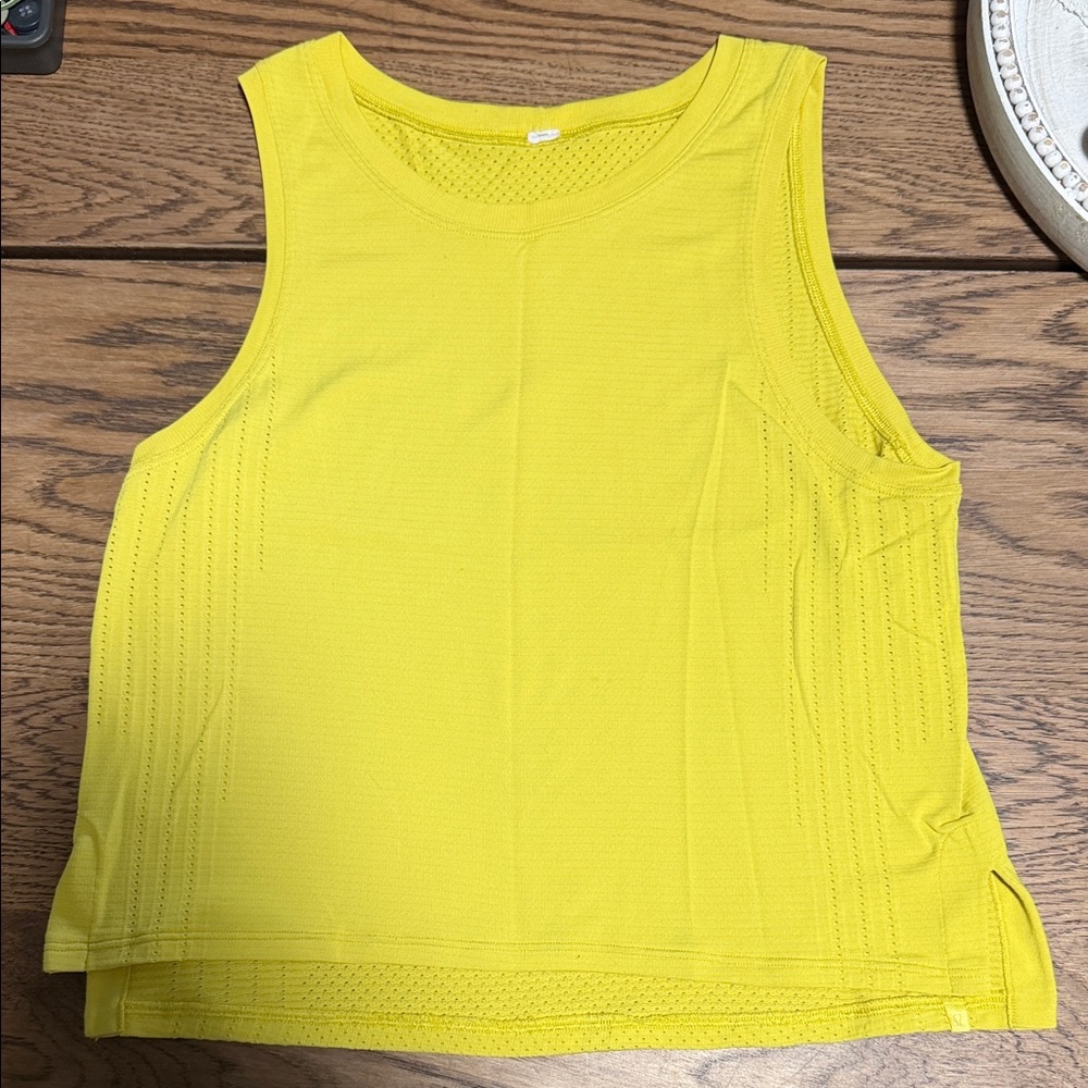 Lululemon Athletica Sunny Yellow Tank Top